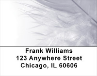 Swan Feathers Address Labels | LBANJ-78