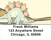Cute & Friendly Dinosaurs Address Labels | LBANJ-97