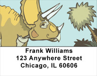 Cute & Friendly Dinosaurs Address Labels | LBANJ-97