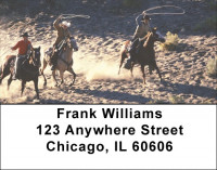 Horse on the Prarie Roundup Address Labels | LBANK-76