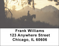 Sunset Horses Address Labels | LBANK-78