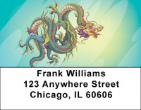 Mystical Dragons Address Labels | LBANK-95