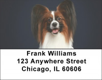 Papillon Address Labels | LBDOG-106