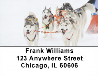 Siberian Husky Address Labels | LBDOG-110