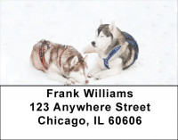 Siberian Husky Address Labels | LBDOG-110