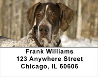 German Short Haired Pointers Address Labels | LBDOG-28