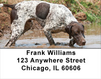 German Short Haired Pointers Address Labels | LBDOG-28