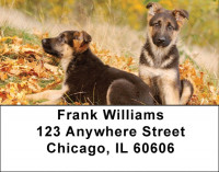 German Shepherd Address Labels | LBDOG-44