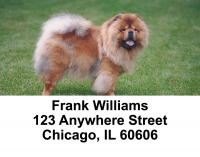 Chow Chow Address Labels | LBDOG-49