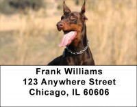 Dobermans Smile Address Labels | LBDOG-62