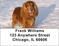 Cuddly Cocker Puppies Address Labels | LBDOG-66