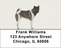 Akita Address Labels | LBDOG-90