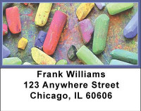 Sidewalk Chalk Address Labels | LBEDU-02