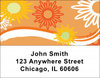 Sweeping Daisies Address Labels | LBFLO-87