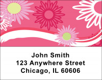 Sweeping Daisies Address Labels | LBFLO-87