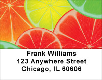Citrus In Technocolor Address Labels | LBFOD-19