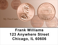 My Two Cents Address Labels | LBFUN-14
