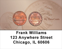 My Two Cents Address Labels | LBFUN-14