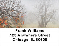 Dreary Fall Days Address Labels | LBFUN-71