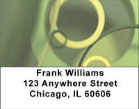 Concentric Circles Address Labels | LBGEO-56