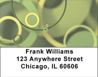 Concentric Circles Address Labels | LBGEO-56