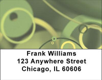Concentric Circles Address Labels | LBGEO-56
