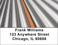 Corrugated Facade Address Labels | LBGEO-57