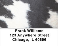 Cow Prints in Black and White Address Labels | LBGEO-70
