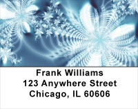 Icy Abstracts Address Labels | LBGEO-88