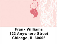 Bird Table Cloth Address Labels | LBGEP-03