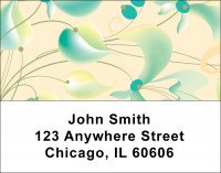 Spaced Flowers Address Labels | LBGEP-07