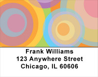 Disco Circles Address Labels | LBGEP-15