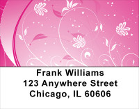 Hot Pink Nights Address Labels | LBGEP-27