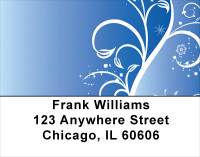 Icy Blue Address Labels | LBGEP-28