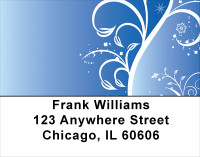 Icy Blue Address Labels | LBGEP-28