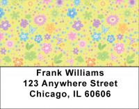 Spring Flowers Address Labels | LBGEP-54