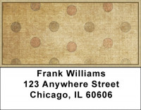 Linen Dots Address Labels | LBGEP-69