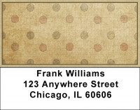 Linen Dots Address Labels | LBGEP-69