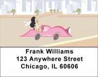 Sophisticated City Girl Address Labels