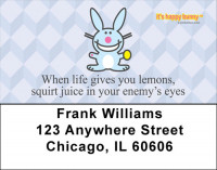 It's Happy Bunny Funny Address Labels | LBIHB-02
