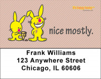It's Happy Bunny Nice Mostly Address Labels | LBIHB-06