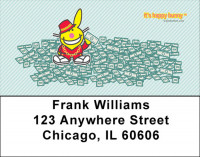 It's Happy Bunny Not-So-Guilty Pleasures Address Labels | LBIHB-07
