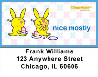 It's Happy Bunny Not-So-Guilty Pleasures Address Labels | LBIHB-07