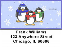 Jen Goode's Penguins Address Labels | LBJEN-01