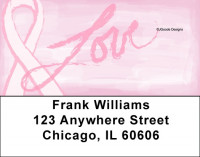 Jen Goode's Pink Ribbons Address Labels | LBJEN-02