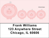 Jen Goode's Pigs Address Labels | LBJEN-03