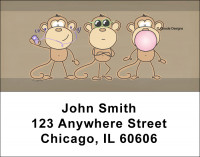 Jen Goode's Monkeys Address Labels | LBJEN-05