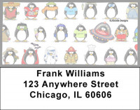 Jen Goode's Penguin Personalities Address Labels | LBJEN-06