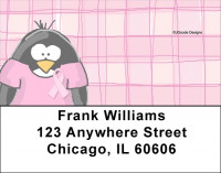 Jen Goode's Ribbon Penguins Address Labels | LBJEN-09