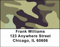 Camouflage Browns and Golds Address Labels | LBMIL-08